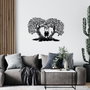 Wallity Love Accesorio decorativo de pared de metal Negro